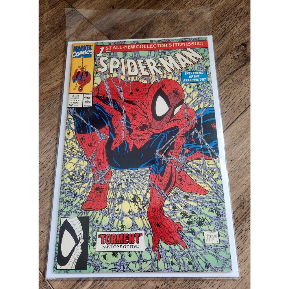 Spider-Man Torment Marvel 2009 Graphic Novel Todd McFarlane Reading Copy